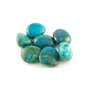 Chrysocolla, tumbled