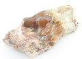 Brown / green / honey calcite, 300-350 g