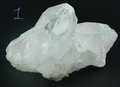 Clear quartz cluster, 90-120 g