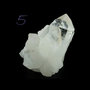 Clear quartz cluster, 90-120 g