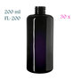 30 x 200 ml Draco cosmeticafles, Miron violet glas, 24/410