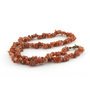 Donker oranje aventurijn splitketting 45 cm