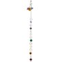 Seleniet pendel met chakra-ketting