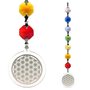 Flower of Life Feng Shui Window Decoration / Sun Catcher with Chakra Crystals, 20 cm