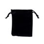 Black Velvet Pouch, XS, 7 x 9 cm