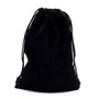 Black Velvet Pouch, M, 13 x 18 cm