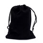 Black Velvet Pouch, S, 10 x 14 cm