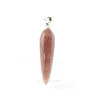 Strawberry Quartz Pendant, Facetted Point