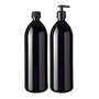 500 ml waterfles Aquarius, Miron violet glas FL-WA-500