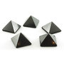 Shungit / shungite piramide 3 x 3 cm, gepolijst