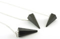 Shungite Pendulum, Facetted