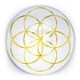 Seed of Life Magnet Decoration, gold-coloured, 4 cm