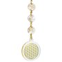 Feng Shui Suncatcher Flower of Life, Champagne-coloured