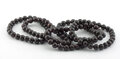 Garnet bracelet, 8mm beads
