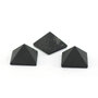 Shungit piramide 3 x 3 cm mat / ongepolijst