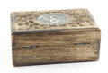 Ohm Handgemaakte Houten Tarot Doos