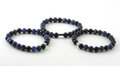 Sodalite / Black Tourmaline Bracelet, 8 mm beads