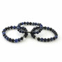 Sodalite / Black Tourmaline Bracelet, 8 mm beads