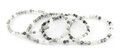 Tourmaline Quartz Bracelet, 4 mm Beads