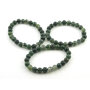 Moss Agate Bracelet, 8 mm Beads
